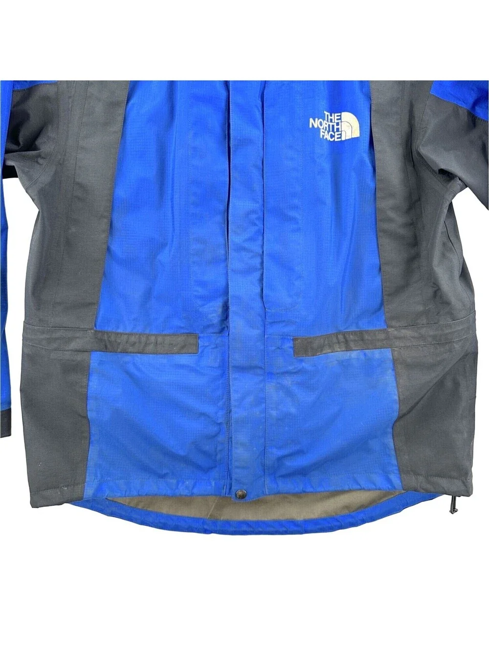 Vintage Y2k The North Face Blue/Black Shell Jacket Men's Large